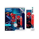 Oral-B Kids Spiderman Set di Spazzolini Elettrici 2 Pezzi