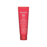 Apivita Bee Sun  Crema Facial Antiedad Y Antimanchas Con Color Spf50 50ml