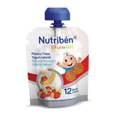 Nutribén Fruit & Go Banana, Strawberry, And Natural Yogurt 90 g