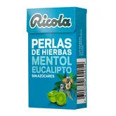 Ricola Sugar Free Menthol Eucalyptus Pearls