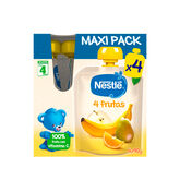 Nestle Sachet of 4 fruits 4x90g Maxi Pack