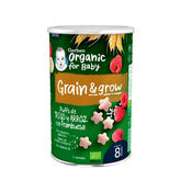 Gerber Snack Organic Cereales y Frambuesa 35g