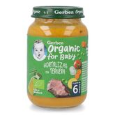 Gerber Organic Légumes Veau 1U 190g