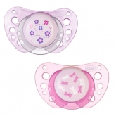 Chicco Physio Air Rubber Pacifier Rose 0-6m 2 Units