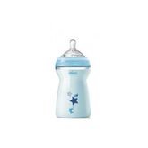 Chicco Naturalfeeling Blu Baby Bottiglia Fiore Veloce 330ml 6m Di Chicco Naturalfeeling Blue Baby Bottle 330ml 6m