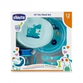 Chicco All You Need 12m+ Blue Set 5 Pieces Chicco All You Need 12m+ Blue Set 5 Pieces