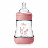 Chicco Perfect Baby Bottle 0M+ Silicone Pink 150ml
