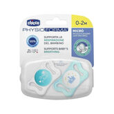 Chicco Physioforma Glow Soother 0-2m 2 Unità