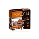 Siken Sikendiet Barritas Chocolate 5 Unidades