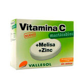 Vallesol Vitamin C +Lemon Balm +Zinc 24 Tablets 