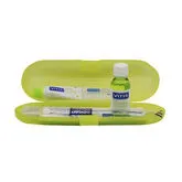 Brosse orthodontique Vitis + Cire + Dentifrice 15ml + Bain de bouche 30ml
