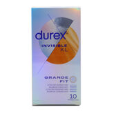Durex Invisible XL Ultra Thin Condoms 10 Units