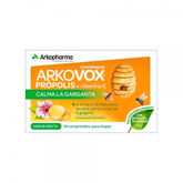 Arkopharma Arkovox Propolis Vitamin C Mint Flavour 24 Tablets 