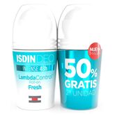 Isdin Lambda Control Intense 48h Roll-on Deodorant 2X50ml