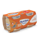 Nutribén Jar Banana, Mandarin, Pear & Biscuit 2 Packs 190 g