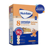 Nutribén 8 Céréales avec une Touche de Miel et Biscuits María 1 kg