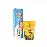 Lacer Children's Dental Gel  Strawberry 75ml Set 2 Pieces 