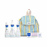 Mustela Little Moments Striped Backpack Set 5 Pieces