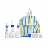 Mustela Little Moments Striped Backpack Set 5 Pieces Mustela Little Moments Striped Backpack Set 5 Pieces