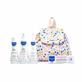 Mustela Little Moments Polka Dots Backpack Set 5 Pieces 