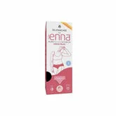 Enna Menstrual Brief Hipster Black Moderate Flow Size S Day & Night