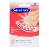 Salvelox Dressing Sticker Assorted Fabric 12 Uts