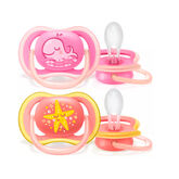 Avent Chupete Ultra Air Deco 6-18 Meses Niña 2U