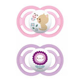 Mam Perfect +6M Silicone Pacifier Pink/Purple 2 Units