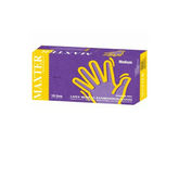 Maxter Disposable Pure Latex Gloves Size M 100 Units