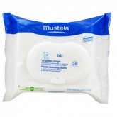 Mustela Baby Facial Cleansing Cloths 25 Wipes