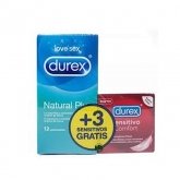 Durex Love Sex Natural Plus 12 Preservativos + 3 Sensitivos