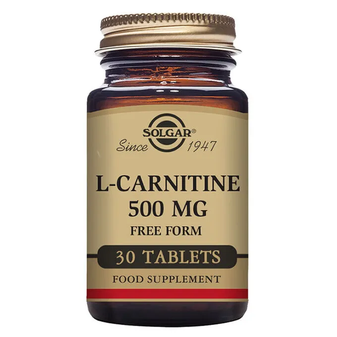 Solgar L-Carnitina 500mg 30 Comprimidos