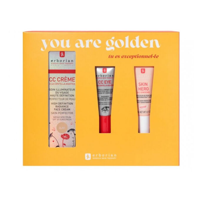 Erborian Cc Crème Illuminating Face Spf25 Clair 15ml Set 3 Stück  