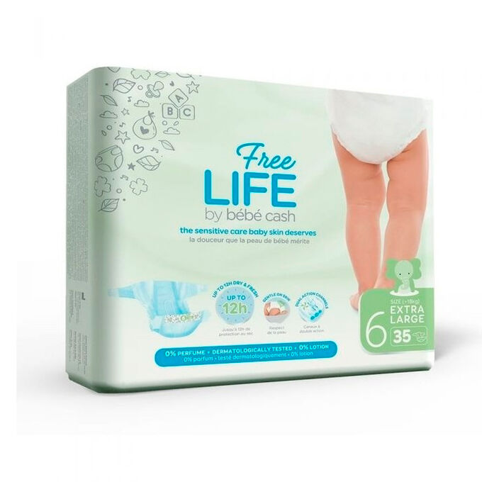 Freelife Bebe Cash Nappy 6 Extra Large 18kg 35u Beautytheshop Creams Makeup Online Shop