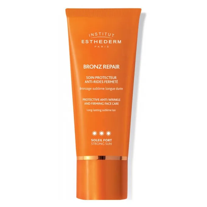 Photos - Cream / Lotion Institut Esthederm Bronz Repair Protective Anti Wrinkle And Firming Gentle Sun Strong Sun 50ml 