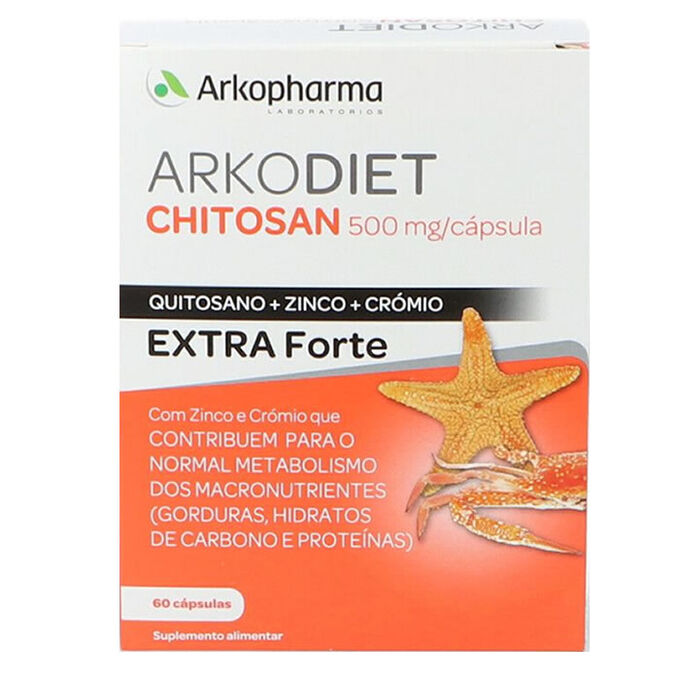ARKODIET Chitosan Extraforte 500mg/Capsule 60 Capsules.