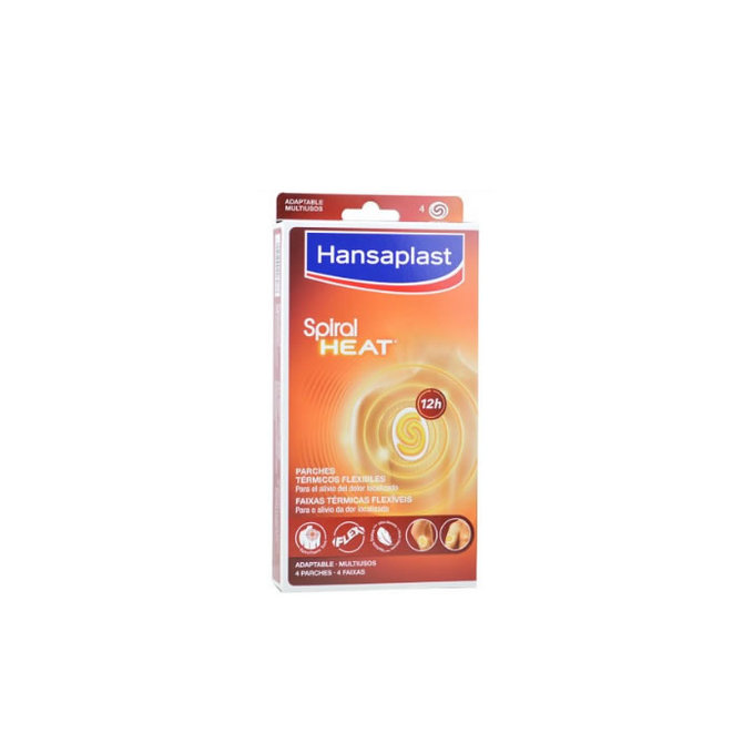 Hansaplast Spiral Heat Multipurpose Thermal Patches 4 Patches Beauty The Shop The Best Fragances Creams And Makeup Online Shop