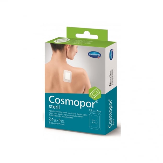 Hartmann Cosmopor Steril 7.2x5cm 5 Units | BeautyTheShop