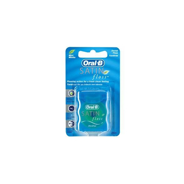 robo segmento Gorrión Oral-B Satin Floss Mint 25mt | BeautyTheShop - クリーム、化粧品、オンラインショップ