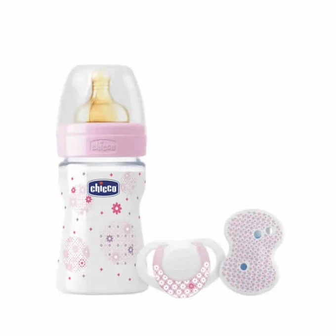 Chicco Regalo Well-Being Silicone “Mum Effect” Rose 0m+ Set 3 Pieces