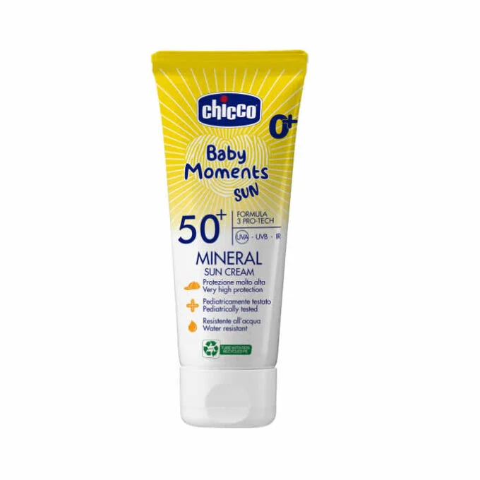 Chicco Cream Baby Moments Mineral Sun Spf50+ 0+ 75Ml