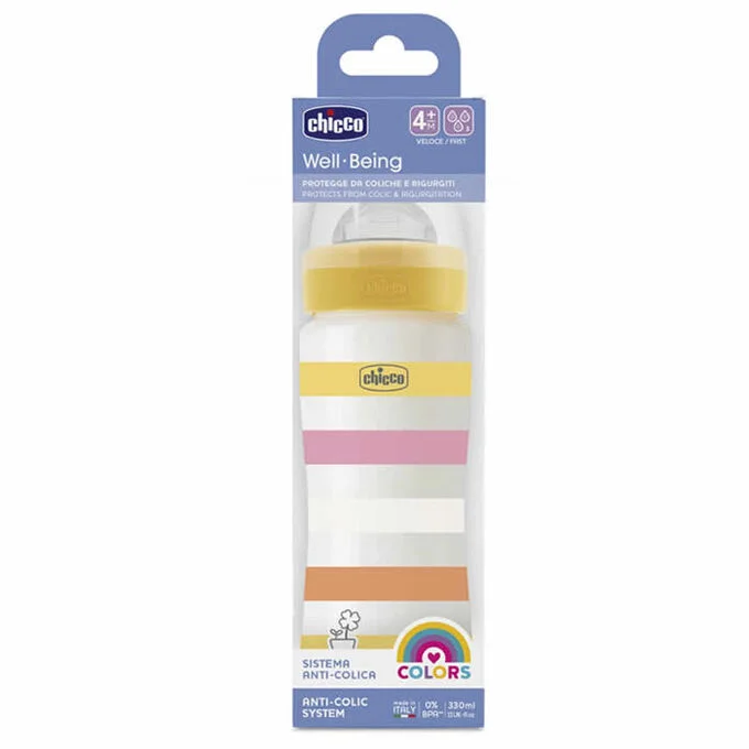 Chicco Well Being Anti-Colic Bottle 4m+ 330ml