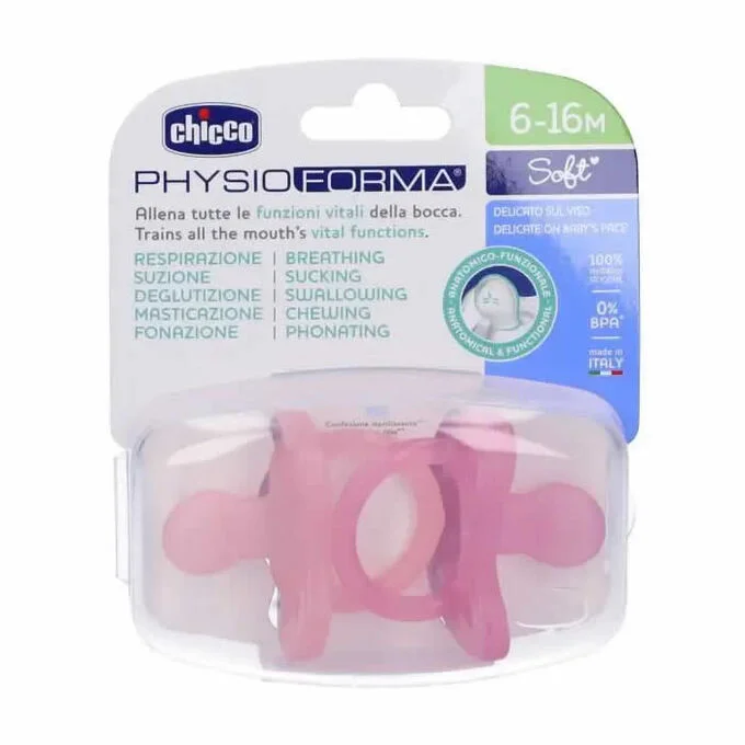 Chicco Rosa Physioforma Soft Schnuller 6-16M