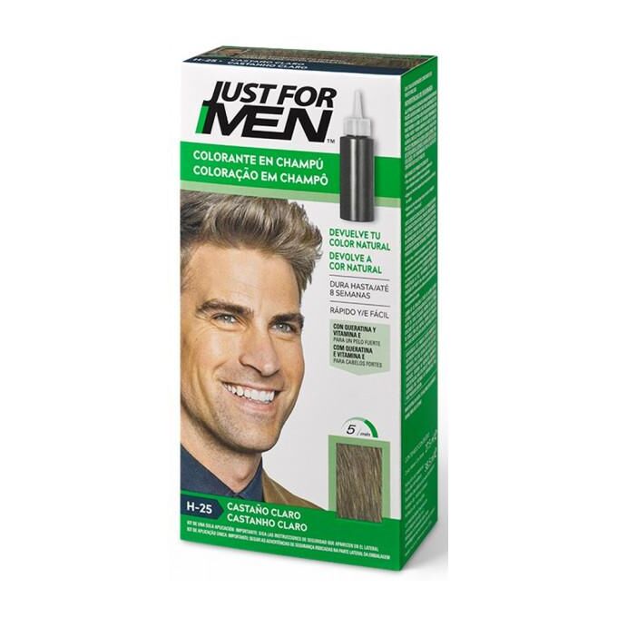 Just For Men Shampoing Colorant Châtain Clair 66ml