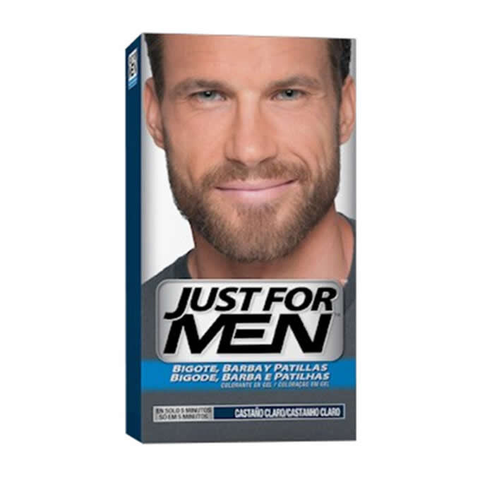 Just For Men Moustache Et Barbe Châtain Clair 28.4g