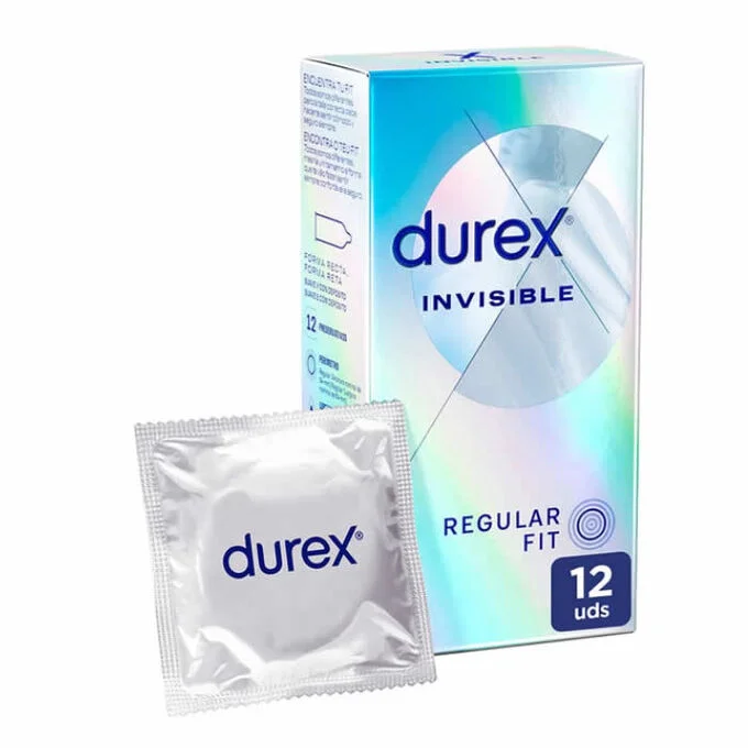 Durex Invisible Regular Fit Condoms 12 Units