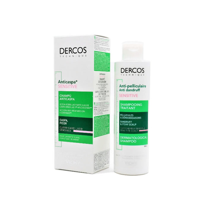 Vichy Dercos Anti Dandruff Sensitive Without Sulfates 200ml Beautytheshop