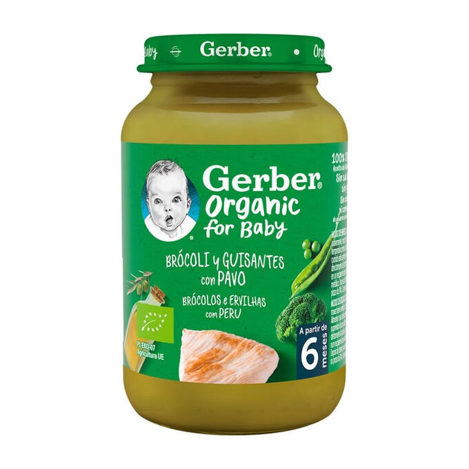 Gerber Organic Broccoli & Pea Puree with Turkey 190g Niche parfyymit