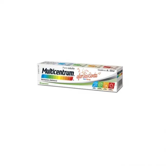 MULTICENTRUM  Effervescent Orange Flavor 20 Tablets