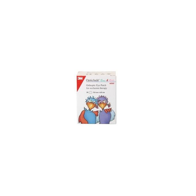 Opticlude Orthoptic Boys And Girls Junior Eye Patches Coloured (Mini Size, 30 Pack) (8470001813695)